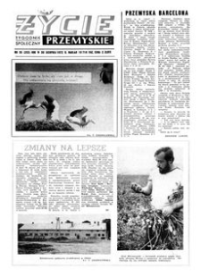 Życie Przemyskie : tygodnik społeczny. 1972, R. 6, nr 35 (252) (30 sierpnia)