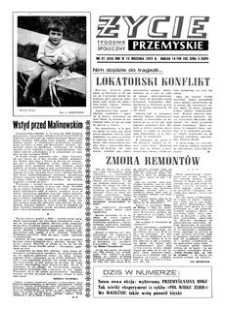 Życie Przemyskie : tygodnik społeczny. 1972, R. 6, nr 37 (254) (13 września)