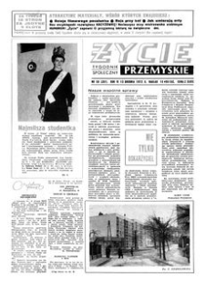 Życie Przemyskie : tygodnik społeczny. 1972, R. 6, nr 50 (267) (13 grudnia)