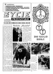 Życie Przemyskie : tygodnik społeczny. 1972, R. 6, nr 52 (269) (27 grudnia)