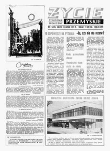 Życie Przemyskie : tygodnik społeczny. 1973, R. 7, nr 7 (276) (14 lutego)