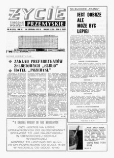 Życie Przemyskie : tygodnik społeczny. 1973, R. 7, nr 46 (315) (14 listopada)