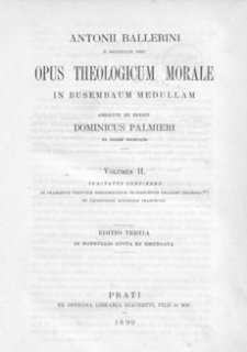 Opus theologicum morale in Busembaum Medullam. Vol. 2