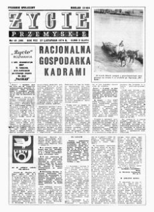 Życie Przemyskie : tygodnik społeczny. 1974, R. 8, nr 48 (369) (27 listopada)
