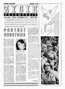 Życie Przemyskie : tygodnik społeczny. 1975, R. 9, nr 18 (390) (30 kwietnia)