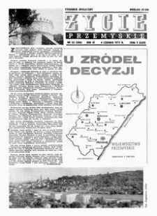 Życie Przemyskie : tygodnik społeczny. 1975, R. 9, nr 23 (396) (4 czerwca)