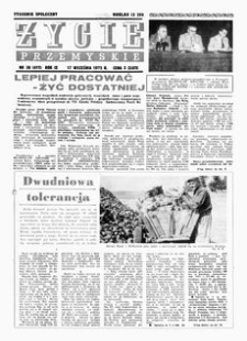 Życie Przemyskie : tygodnik społeczny. 1975, R. 9, nr 38 (411) (17 września)