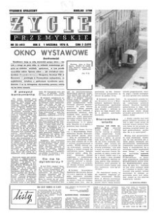 Życie Przemyskie : tygodnik społeczny. 1976, R. 10, nr 35 (461) (1 września)
