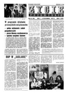 Życie Przemyskie : tygodnik społeczny. 1976, R. 10, nr 40 (466) (6 października)