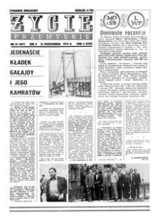 Życie Przemyskie : tygodnik społeczny. 1976, R. 10, nr 41 (467) (13 października)