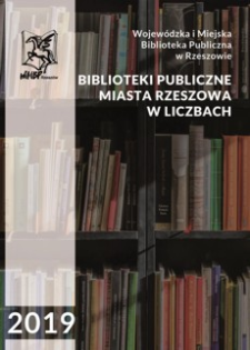 Biblioteki publiczne miasta Rzeszowa w liczbach 2019