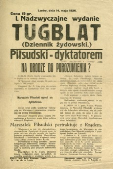 Tugblat : dziennik żydowski. 1926 (14 maja)