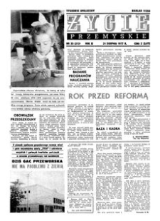 Życie Przemyskie : tygodnik społeczny. 1977, R. 11, nr 35 (513) (31 sierpnia)