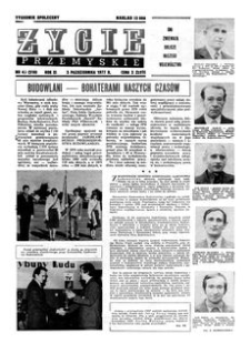 Życie Przemyskie : tygodnik społeczny. 1977, R. 11, nr 40 (518) (5 października)