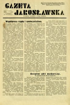 Gazeta Jarosławska. 1935, R. 4, nr 22 (20 października)