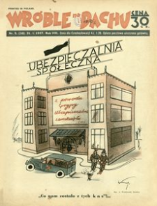 Wróble na Dachu : tygodnik satyryczno-humorystyczny. 1937, R. 8, nr 5 (31 stycznia)