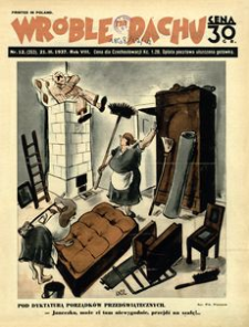 Wróble na Dachu : tygodnik satyryczno-humorystyczny. 1937, R. 8, nr 12 (21 marca)