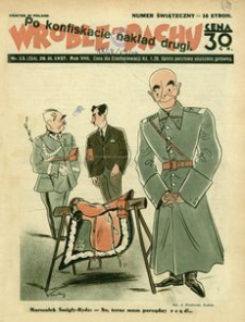 Wróble na Dachu : tygodnik satyryczno-humorystyczny. 1937, R. 8, nr 13 (28 marca)