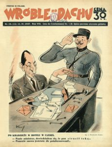 Wróble na Dachu : tygodnik satyryczno-humorystyczny. 1937, R. 8, nr 15 (11 kwietnia)
