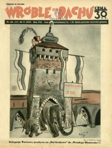 Wróble na Dachu : tygodnik satyryczno-humorystyczny. 1937, R. 8, nr 22 (30 maja)