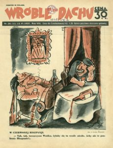 Wróble na Dachu : tygodnik satyryczno-humorystyczny. 1937, R. 8, nr 24 (13 czerwca)