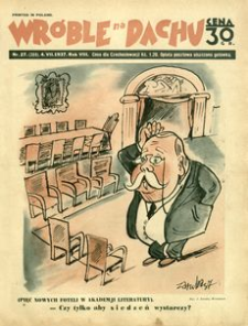 Wróble na Dachu : tygodnik satyryczno-humorystyczny. 1937, R. 8, nr 27 (4 lipca)