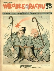 Wróble na Dachu : tygodnik satyryczno-humorystyczny. 1937, R. 8, nr 52 (26 grudnia)