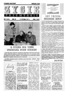Życie Przemyskie : tygodnik społeczny. 1978, R. 12, nr 2 (532) (11 stycznia)