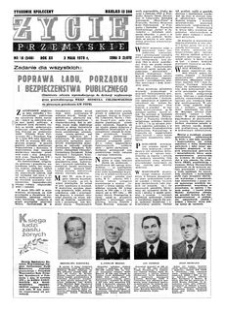 Życie Przemyskie : tygodnik społeczny. 1978, R. 12, nr 18 (548) (3 maja)