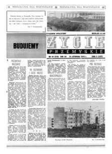 Życie Przemyskie : tygodnik społeczny. 1978, R. 12, nr 46 (576) (15 listopada)