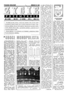 Życie Przemyskie : tygodnik społeczny. 1979, R. 13, nr 8 (590) (21 lutego)