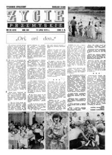 Życie Przemyskie : tygodnik społeczny. 1979, R. 13, nr 28 (610) (11 lipca)