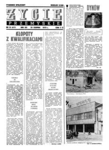 Życie Przemyskie : tygodnik społeczny. 1979, R. 13, nr 35 (617) (29 sierpnia)