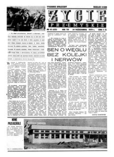 Życie Przemyskie : tygodnik społeczny. 1979, R. 13, nr 43 (625) (24 października)