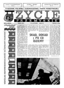 Życie Przemyskie : tygodnik Polskiej Zjednoczonej Partii Robotniczej. 1980, R. 14, nr 6 (640) (6 lutego)
