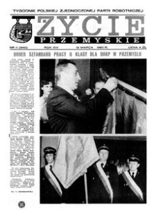 Życie Przemyskie : tygodnik Polskiej Zjednoczonej Partii Robotniczej. 1980, R. 14, nr 11 (645) (12 marca)