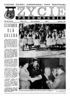 Życie Przemyskie : tygodnik Polskiej Zjednoczonej Partii Robotniczej. 1980, R. 14, nr 39 (673) (24 września)