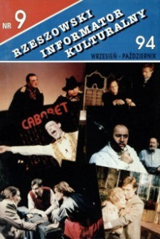 Rzeszowski Informator Kulturalny. 1994, nr 9 (wrzesień-październik)