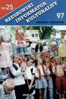 Rzeszowski Informator Kulturalny. 1997, nr 25 (wrzesień-październik)