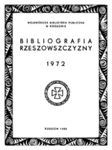 Bibliografia Rzeszowszczyzny 1972