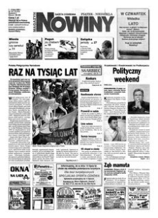 Nowiny : gazeta codzienna. 2000, nr 131 (7-9 lipca)