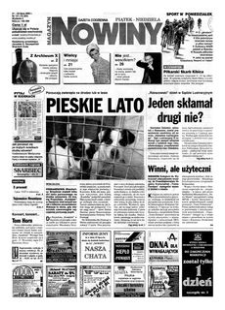 Nowiny : gazeta codzienna. 2000, nr 141 (21-23 lipca)