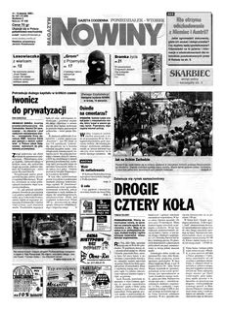 Nowiny : gazeta codzienna. 2000, nr 157 (14-15 sierpnia)