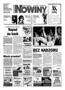 Nowiny : gazeta codzienna. 2000, nr 165 (25-27 sierpnia)