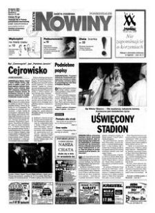 Nowiny : gazeta codzienna. 2000, nr 166 (28 sierpnia)