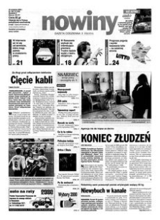 Nowiny : gazeta codzienna. 2000, nr 183 (20 września)