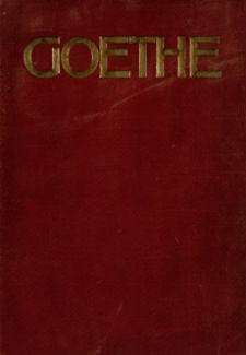Goethe : sein Leben und Schaffen