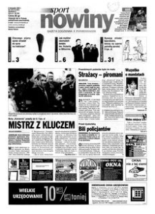 Nowiny : gazeta codzienna. 2000, nr 215 (6 listopada)
