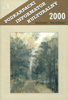 Podkarpacki Informator Kulturalny. 2000, nr 9 (wrzesień-październik)