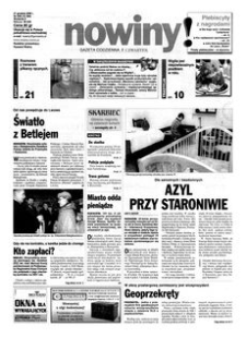 Nowiny : gazeta codzienna. 2000, nr 248 (21 grudnia)